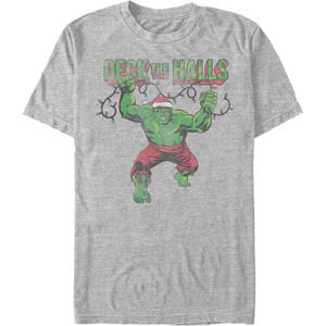 Incredible Hulk Deck The Halls Marvel Comics Tshirt